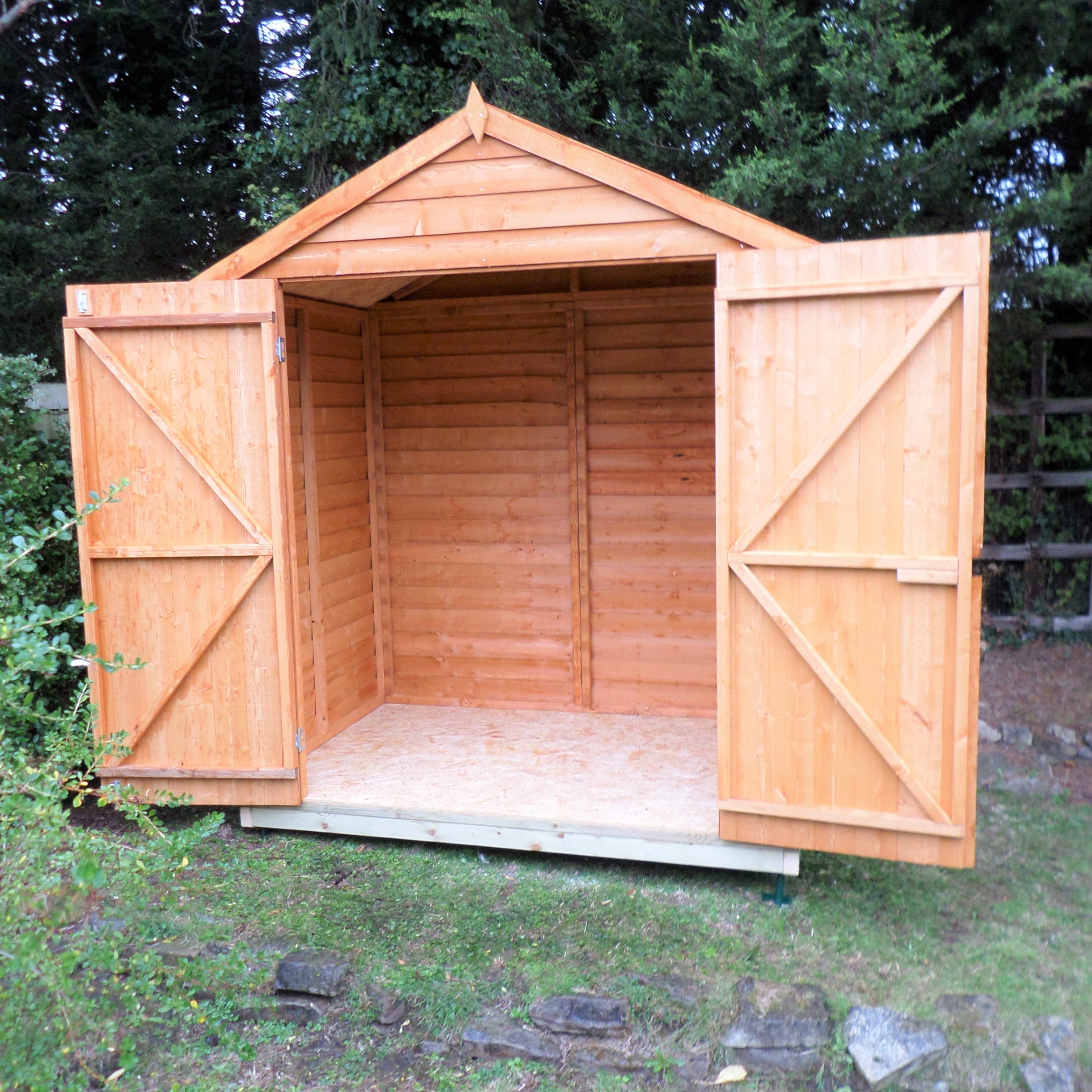 Shire Overlap 4ft x 6ft Pressure Treated Shed - Windowless - Image 3