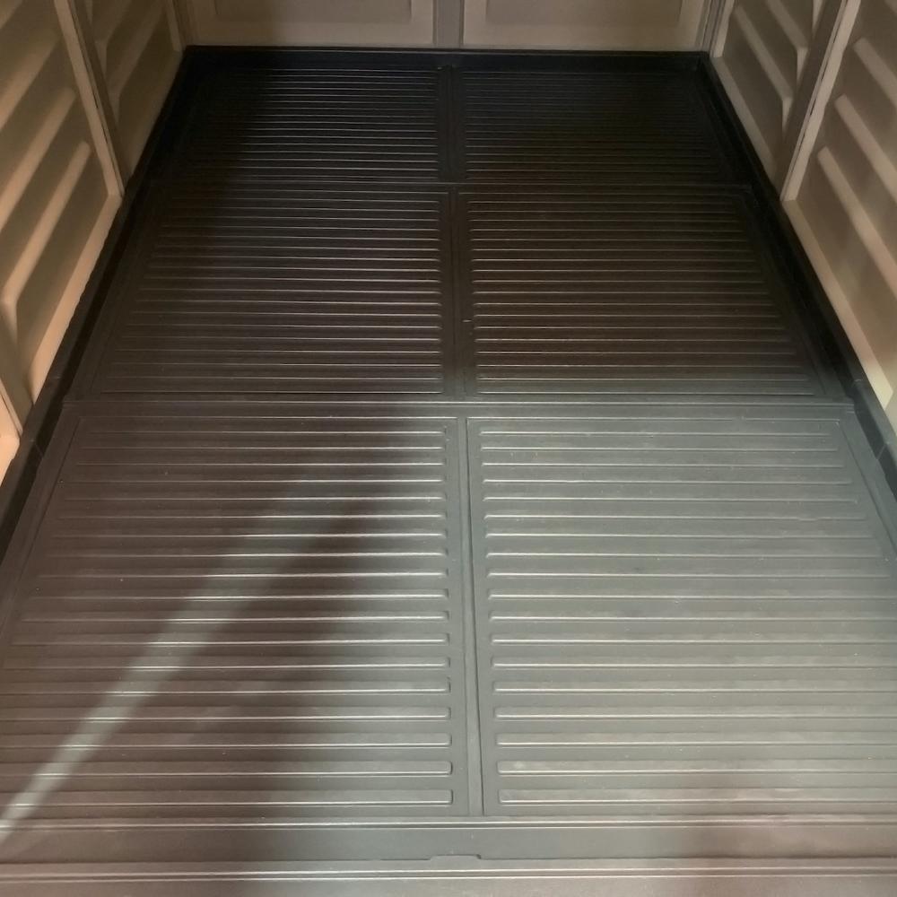 Duramax YardMate Plus - 5ft x 5ft Plastic Garden Shed in Grey - Image 4