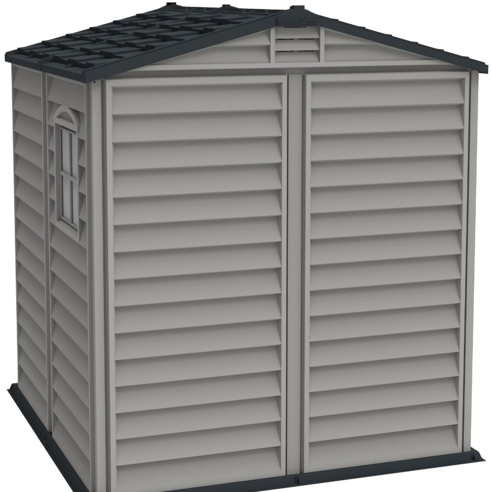 Duramax Store Mate Plus - 6ft x 6ft Plastic Garden Shed in Grey - Image 5