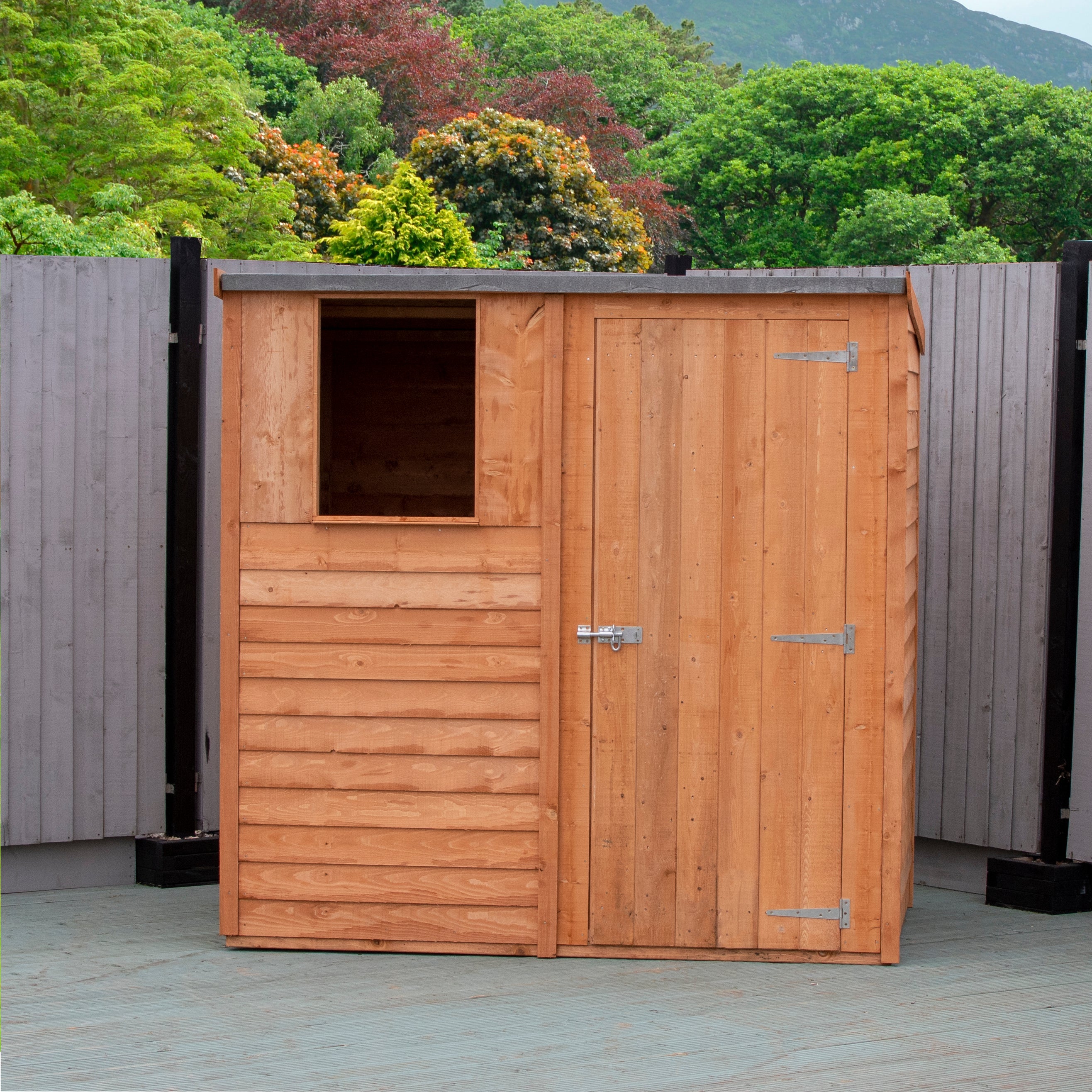 Shire Overlap 6ft x 4ft Pent Shed - Image 2